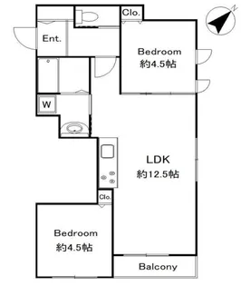 イル・ポスト・ソレッジャート【3階】の間取り