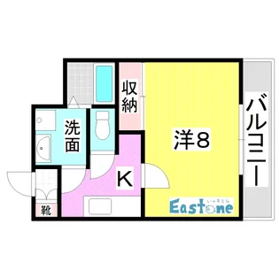 ライジングサン【1階】の間取り