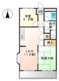 クラウンズマンション【3階】の間取り