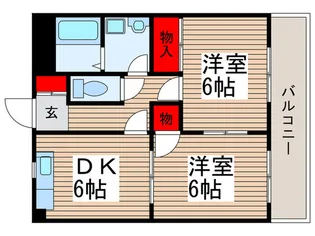 プルミエ-ル白幡【1階】の間取り