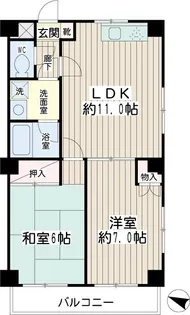すまい・る・仲通【3階】の間取り