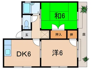 セジュ-ル仁川【1階】の間取り