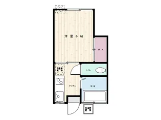 第1元町コーポ【1階】の間取り