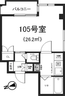 ヒルトップ青葉台【1階】の間取り