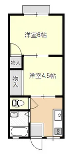 ミリオンハイツ【2階】の間取り