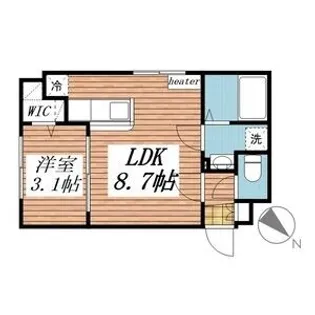 シャトン北10条【3階】の間取り