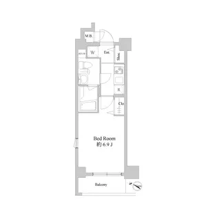 ドゥーエ新川崎【2階】の間取り