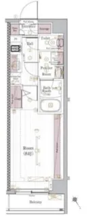 ブライズ清澄白河DUE【1階】の間取り