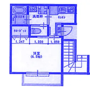 クレアウエスト【3階】の間取り