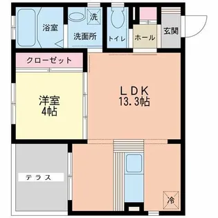 モルゲンレーテ【1階】の間取り