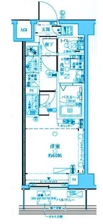 MAXIV武蔵小杉【7階】の間取り