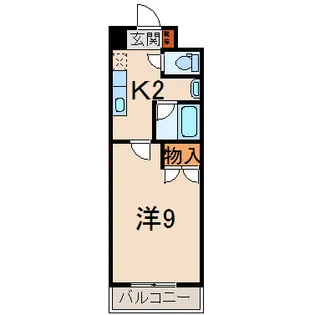 ウィンデール【2階】の間取り
