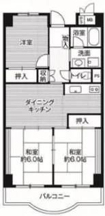 ビレッジハウス芝浦タワー1号棟【5階】の間取り