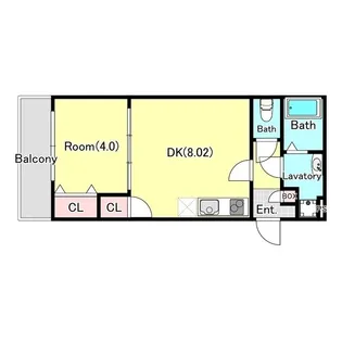 ラ北春日部【1階】の間取り