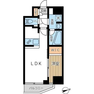 アジールコート西馬込II【3階】の間取り