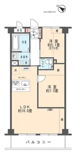 メゾンピア2【3階】の間取り