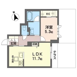 ピステン M【1階】の間取り