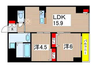 アーバンパレス【2階】の間取り