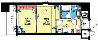 ZOOM横浜SQUARE【3階】の間取り