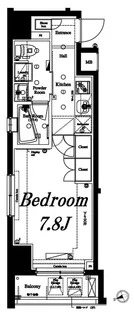 アクサス銀座アジールコート【2階】の間取り