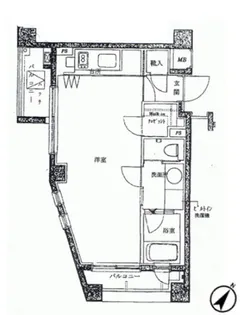 ネオマイム千駄ヶ谷【4階】の間取り