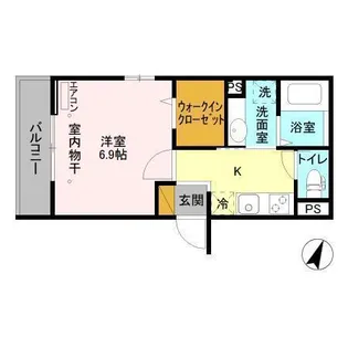 コンフォート リリィ【1階】の間取り
