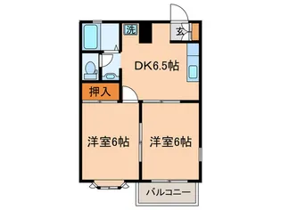 エントピア A棟【2階】の間取り