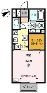 オーブ フチュール【1階】の間取り