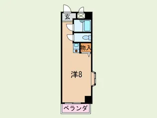杉本マンション【3階】の間取り