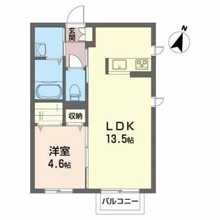 シャーメゾン フルラージュ【1階】の間取り