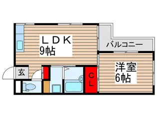 サンピア石川【4階】の間取り