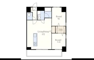 SANSEVIERIA参道【5階】の間取り