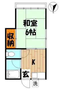 第2コーポ朝比奈【2階】の間取り