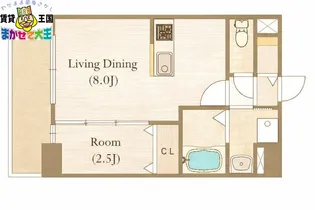 MODERN PALAZZO 長崎Central【7階】の間取り