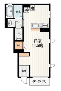 カーサ池袋【1階】の間取り
