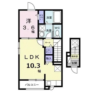 イノセントパーク【2階】の間取り