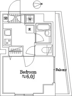プレール・ドゥーク大島PARK SIDE【4階】の間取り