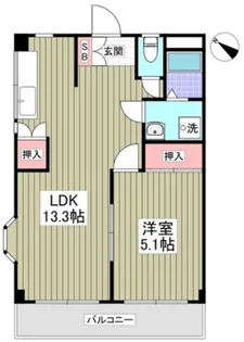 メゾン・ド・ソレイユ梶ヶ谷【2階】の間取り