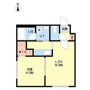 フレンズN20【2階】の間取り