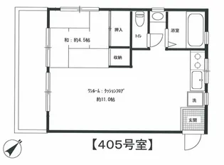 エムズビル【4階】の間取り