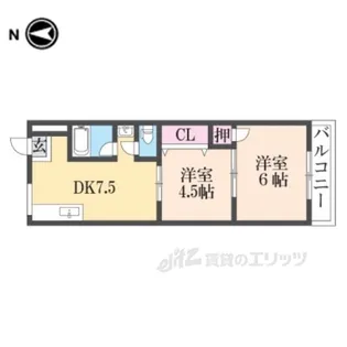 土佐ビル高柳【4階】の間取り