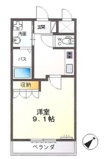 ウォーターランド【2階】の間取り