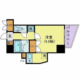 ステージファースト三宿【7階】の間取り