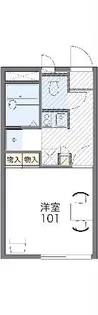 レオパレス藤塚【2階】の間取り