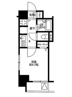 プレール・ドゥーク銀座EAST【3階】の間取り
