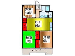 第二武笠ビル【3階】の間取り