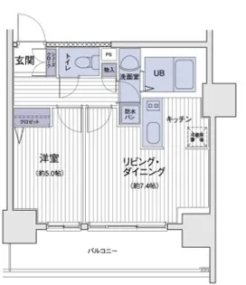 エスティメゾン大島【11階】の間取り
