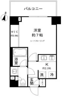 JP noie 亀戸【4階】の間取り