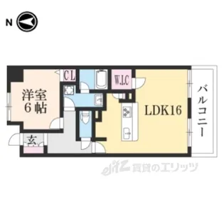 パインフィールド洛東【3階】の間取り