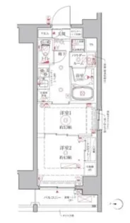 クレイシアIDZ台東竜泉【2階】の間取り